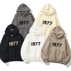 Essentials 1977 Logo Print Hoodie