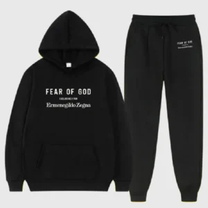 Essentials Fear Of God Emenegildo Zegna Tracksuit Black